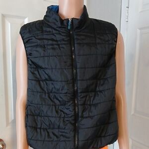 Black Quilted Bomber Jacket